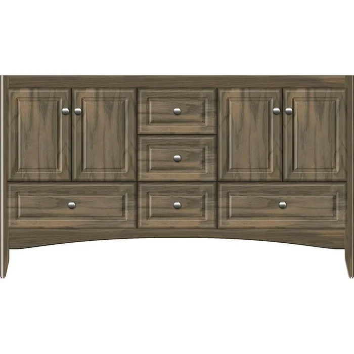 Strasser Woodenworks 60 X 21 X 34.5 Wallingford Vanity Ultra Dusky Oak Db