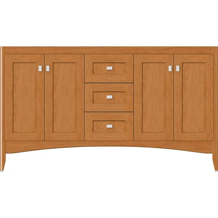 Strasser Woodenworks 60 X 21 X 34.5 Wallingford View Vanity Shaker Nat Cherry Db