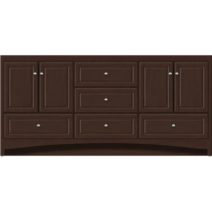 Strasser Woodenworks 72 X 18 X 34.5 Ravenna Vanity Ultra Choc Cherry Db