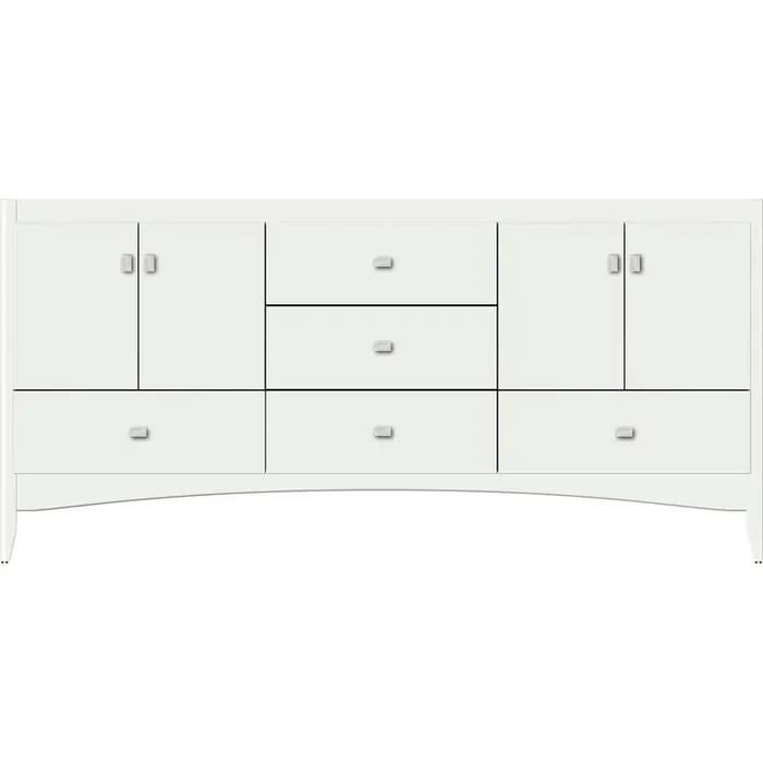 Strasser Woodenworks 72 X 18 X 34.5 Wallingford Vanity Slab Powder Grey Db