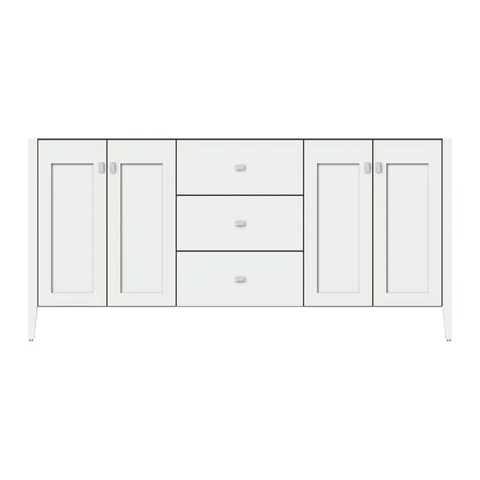 Strasser Woodenworks 72 X 19 X 34.5 Newhalem Vanity Slab Powder Grey Db