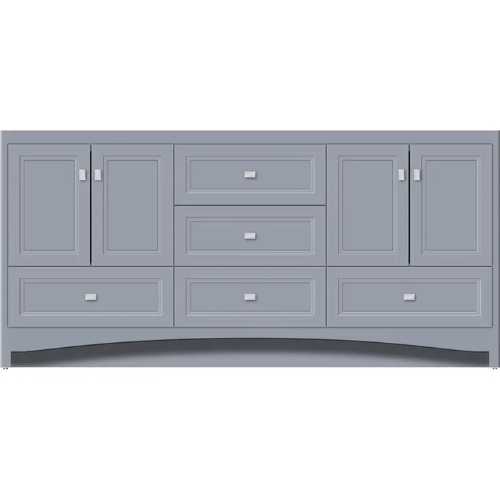 Strasser Woodenworks 72 X 21 X 34.5 Ravenna Vanity Ogee Miter Sat Silver Db