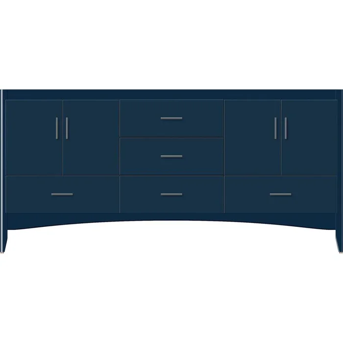 Strasser Woodenworks 72 X 21 X 34.5 Wallingford Vanity Slab Lapis Night Db