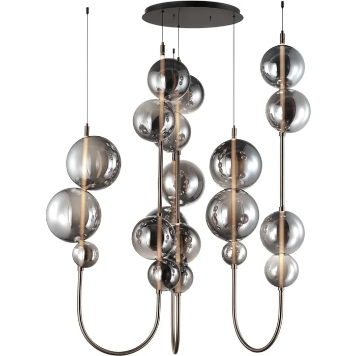 Studio M Dreamer 59″ Wide LED Abstract Multi Light Pendant