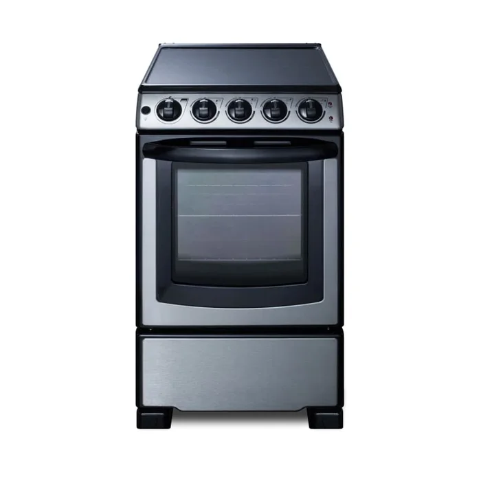 Summit 20 Inch Wide ADA Compliant 2.3 Cu. Ft. Free Standing Electric Range with Ceramic Glass Top