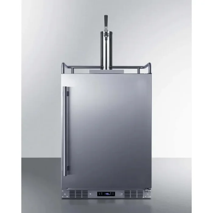 Summit 24″ Wide Built-In Outdoor Beer Kegerator – SBC683OS