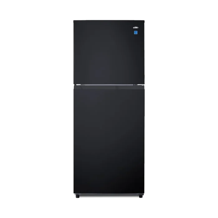 Summit 24 Inch Wide 10.1 Cu. Ft. Top Freezer Refrigerator with Adjustable Glass Shelves and Interior Lighting