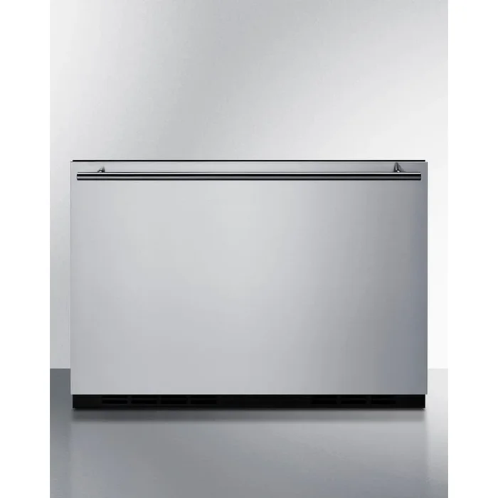Summit 24 Inch Wide 2 Cu. Ft. Refrigerator Drawer with Child Lock and Digital Thermostat