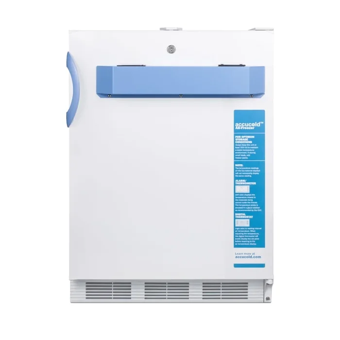 Summit 24 Inch Wide 3.2 Cu. Ft. Medical Freezer with High/Low Temperature Alarm
