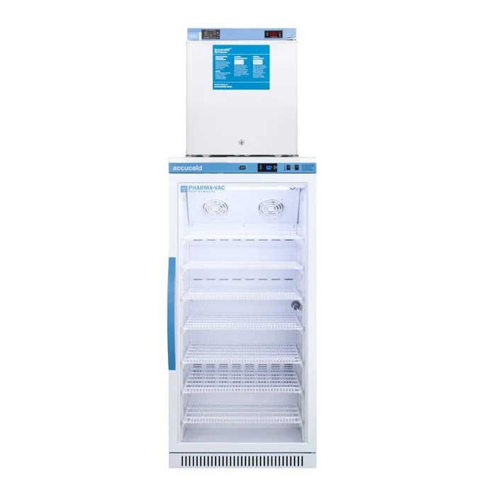 Summit Accucold 24 Inch Wide 9.4 Cu. Ft. Medical Refrigerator with Freezer