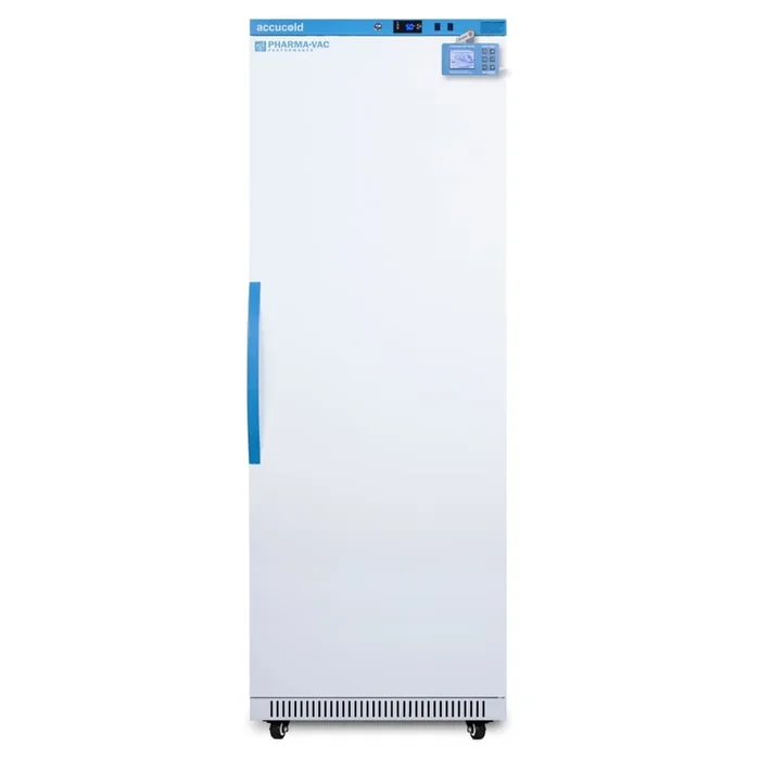 Summit Performance 28 Inch Wide 18 Cu. Ft. Vaccine Refrigerator with NIST Calibrated Digital Data Logger and Left Swing Door