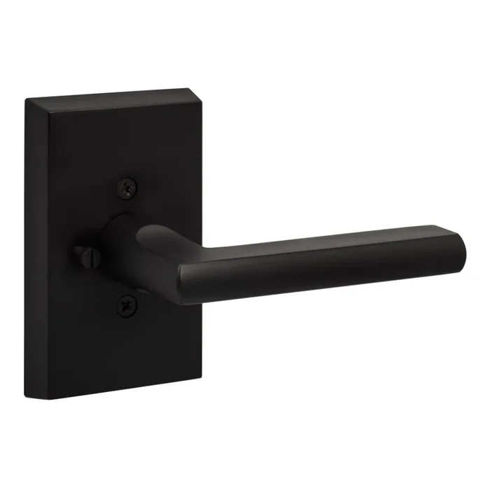 Sure-Loc Logan Privacy Door Lever Set with Rectangle Rose