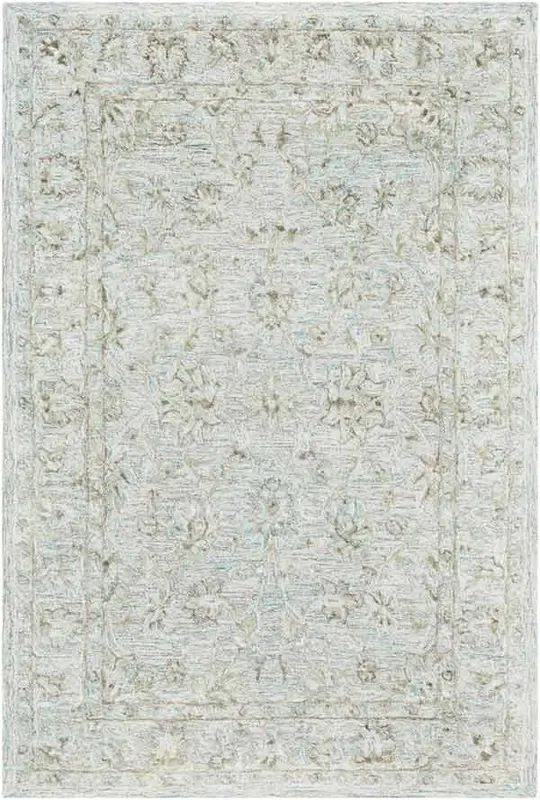 Surya Rugs – Shelby Light Gray, Dark Brown Area Rug – SBY1002 – 7′ x 9′