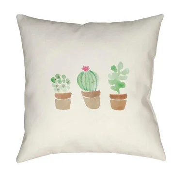 Surya Tres Flores 20″ x 20″ Medium Square Throw Pillow WMAYO001-2020