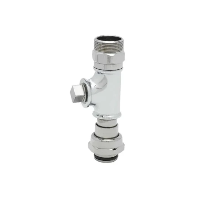 T and S Brass EasyInstall Tee Assembly, Chrome Plated