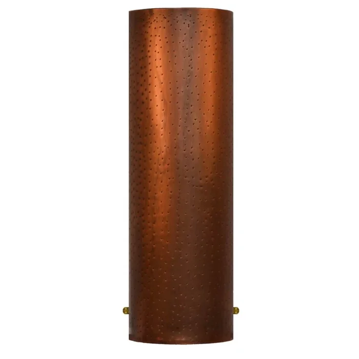 The Coppersmith 16” Copper Wall Sconce Hammered in Graphite