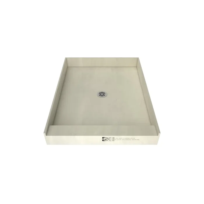 Tile Redi Redi Base 42″ x 36″ Rectangular Shower Base with Single Threshold and Center Drain