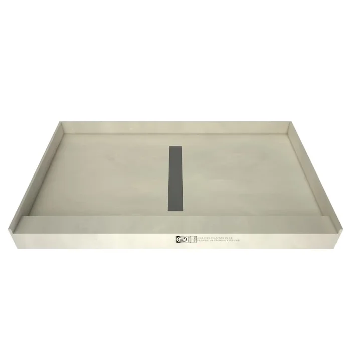 Tile Redi Redi Trench 36″ x 48″ Rectangular Shower Base with Single Threshold and Center Drain