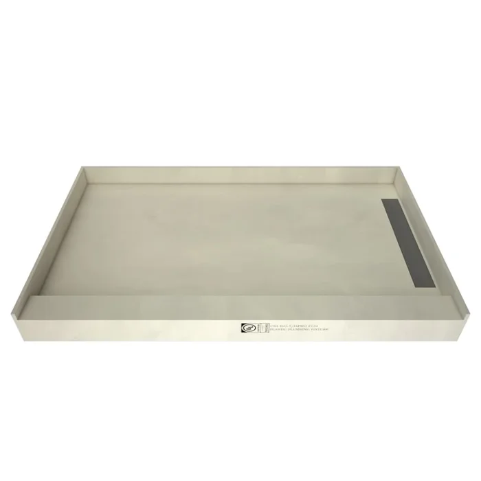 Tile Redi WonderFall Trench 32″ x 60″ Rectangular Shower Base with Single Threshold and Right Drain
