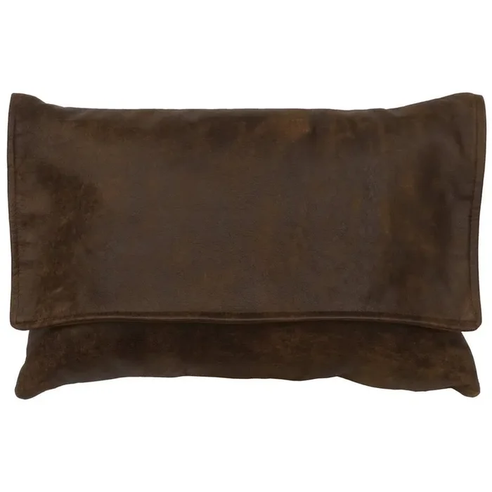 Timber Leather Pillow