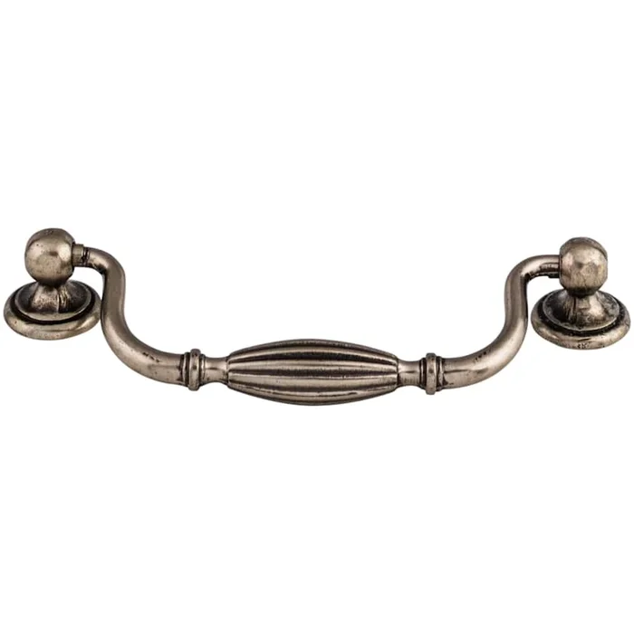 Top Knobs 5-1/16 Inch Center to Center Drop Cabinet Pull from the Tuscany Collection