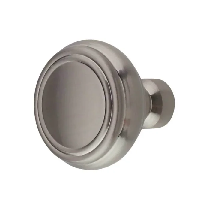 Top Knobs Brixton Rimmed Knob 1 1/4 Inch Brushed Satin Nickel