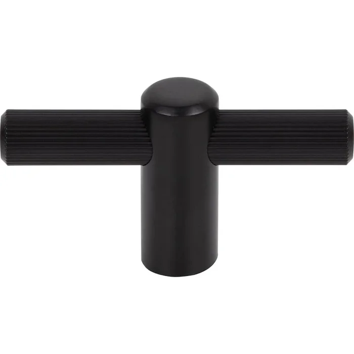 Top Knobs Dempsey T-Knob 2 1/2 Inch Flat Black