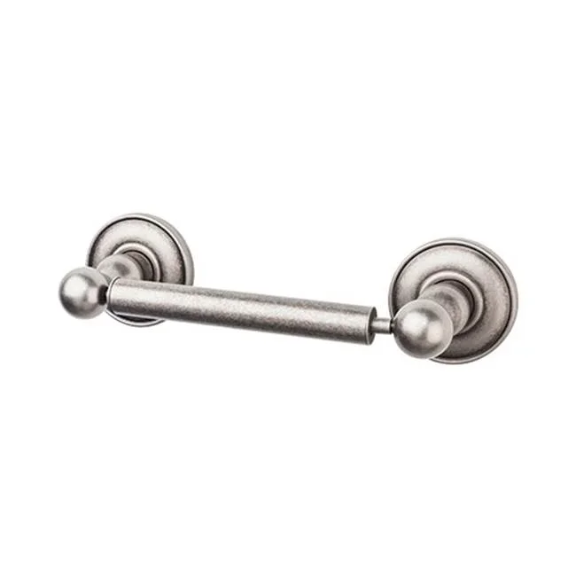 Top Knobs Edwardian Bath Tissue Holder Plain Backplate Antique Pewter