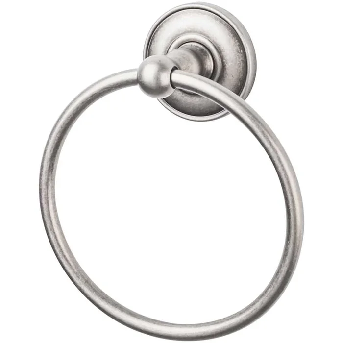 Top Knobs Edwardian Bath Towel Ring Plain Backplate