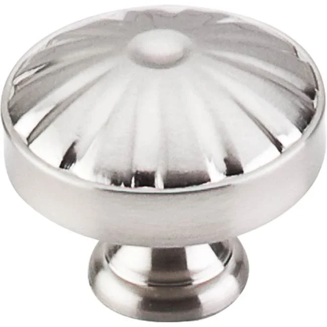 Top Knobs Hudson Knob 1 1/4 Inch Brushed Satin Nickel