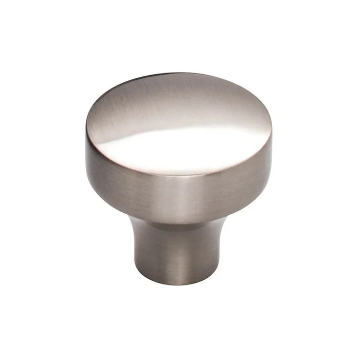 Top Knobs Kinney Knob 1 1/4 Inch Brushed Satin Nickel
