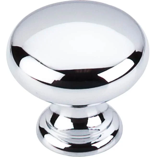 Top Knobs Mushroom Knob 1 1/4 Inch Polished Chrome