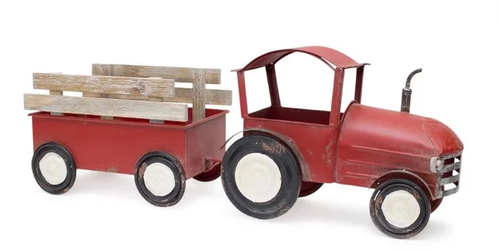 Tractor With Wagon