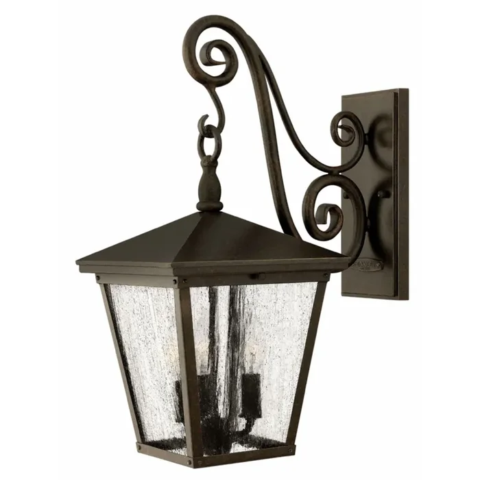 Trellis 120V Outdoor Hanging Scroll Wall Sconce