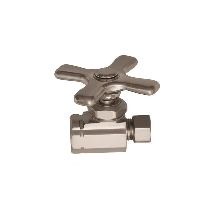 Trim To The Trade 1/2” IPS X 3/8” Od Straight Stop – Cross Hndl