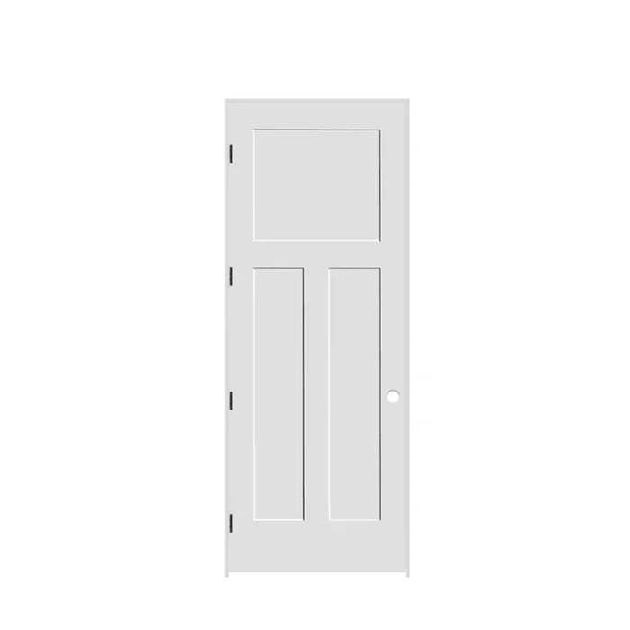 Trimlite 24″ by 96″ Shaker 1+2-Panel Mission Right Hand Handed Interior Pre-Hung Passage Door with Oil Rubbed Bronze Hinges and 4-9/16″ Door Jamb