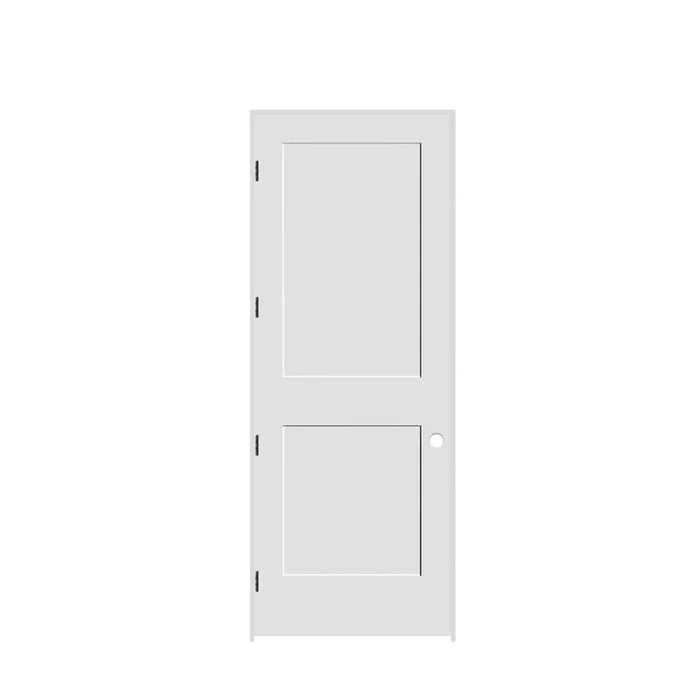 Trimlite 24″ by 96″ Shaker 2-Panel Right Hand Handed Interior Pre-Hung Passage Door with Oil Rubbed Bronze Hinges and 7-1/4″ Door Jamb
