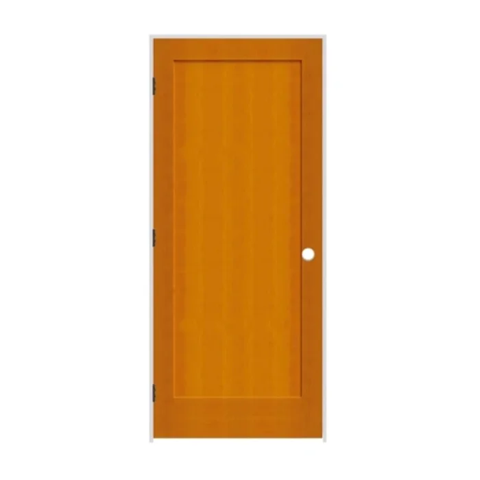 Trimlite 26″ by 80″ 1-Panel Shaker Right Handed Interior Prehung Passage Door with Oil Rubbed Bronze Hinges and 6-9/16″ Door Jamb