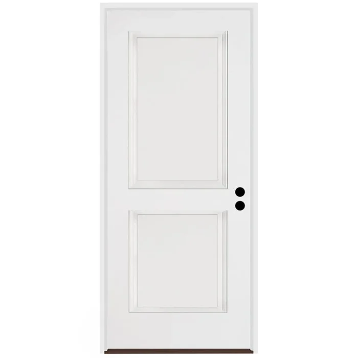 Trimlite Traditional 2 Panel 36″ by 80″ Left Handed Pre-Hung Exterior Entry Door with 6-9/16″ Door Jamb