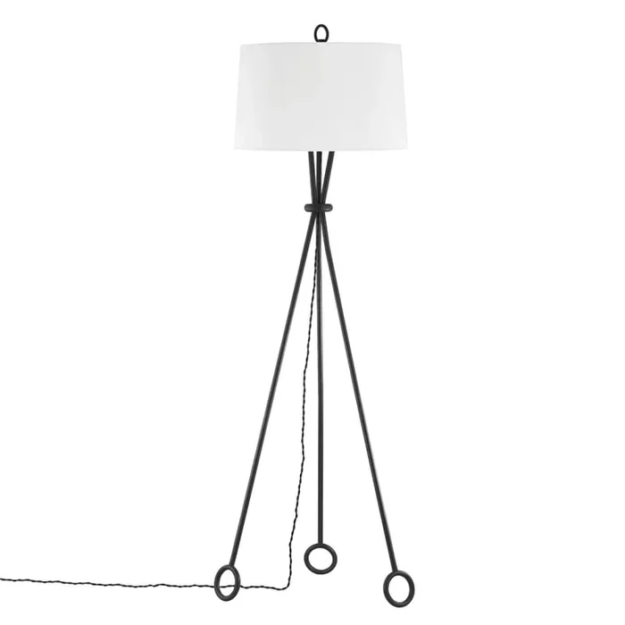 Troy Lighting Santa Monica 68″ Tall Tripod Floor Lamp
