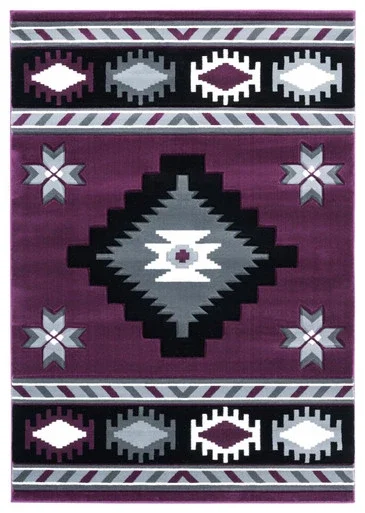 United Weavers Bristol 2’7″ X 4’2″ Plum Area Rugs 2050 10482 35C