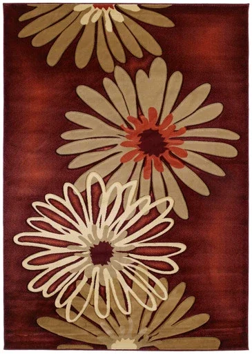 United Weavers Contours 2’7″ X 7’4″ Terracotta Runner Rug 510 20229 28C