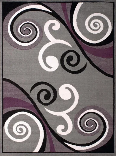 United Weavers Dallas 2’3 X 7’2″ Grey Runner Rug 851 10572 28a