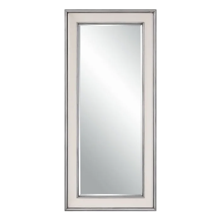 Uttermost 32″ W x 70″ H Rectangular Wood Framed Bathroom Mirror