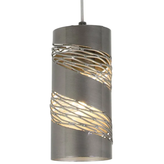 Varaluz Flow 1-Lt Cylinder Mini Pendant – Steel