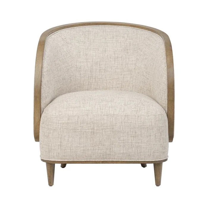 Varaluz Hayworth Accent Chair – Harvest Oak/Sand