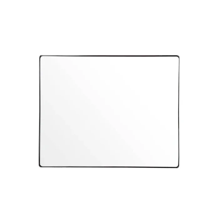 Varaluz Kye 30×24 Rounded Rectangular Wall Mirror – Polished Nickel