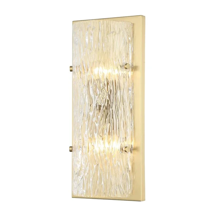 Varaluz Morgan 2-Lt Sconce – Satin Brass
