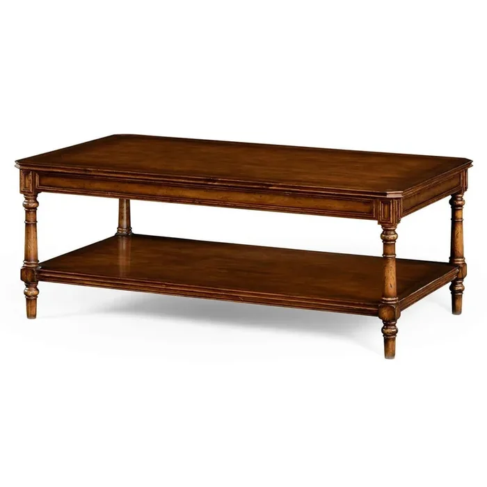 Victorian Style Walnut Coffee Table