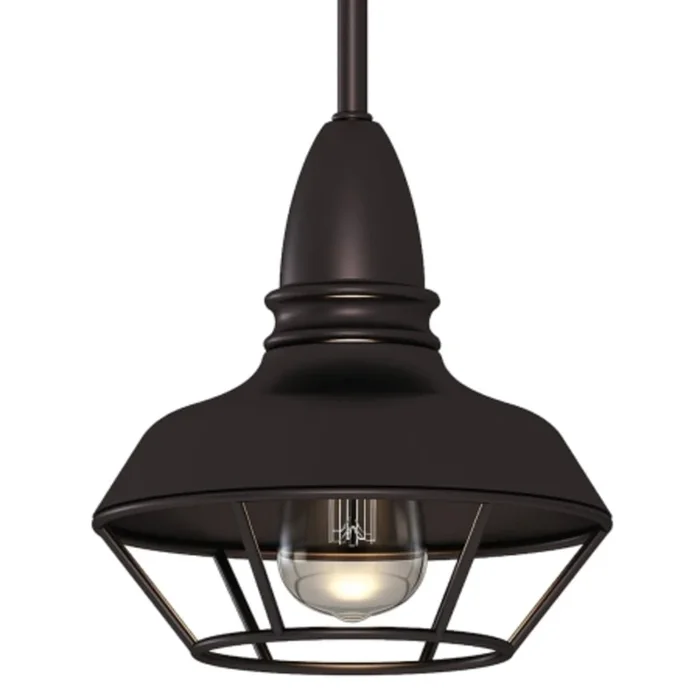 Volume Lighting Single Light 8″ Wide Mini Pendant